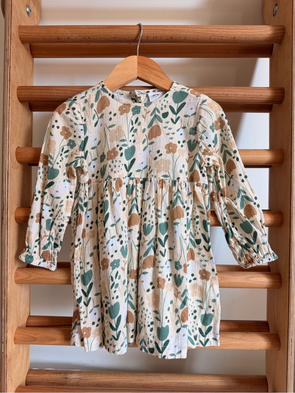 ✨Cartwheels by Charlie Page| Floral Knit Girls Dress Size 2T 100% Cotton